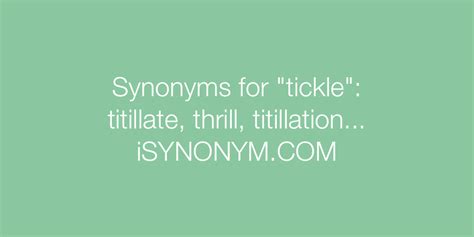 tickle synonym